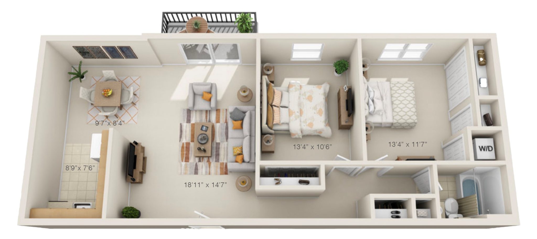 Floor Plan Ridley Brook Apartments